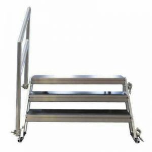 16" - 28" Stage Stairs With Handrails