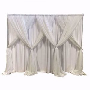 10 White Fancy Backdrop