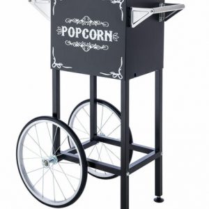 Black Popcorn Cart