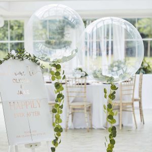 Orb Balloon With Vine Foliage